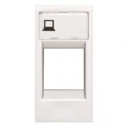 Накладка для суппортов и телекоммуникационных разъёмов типа 2017... и 2018..., серия Zenit, цвет аль