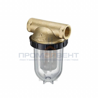 Фильтр топливный Oventrop Oilpur E - 1/2" (ВР/ВР, с пластиковым патроном Siku 50-75 μm)