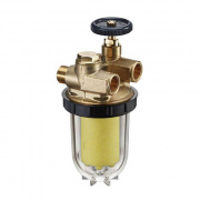 Фильтр топливный Oventrop Oilpur Z A - 3/8" (НР/ВР, с сетчатым патроном 100-150 μm)