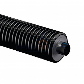 Теплотрасса однотрубная Uponor Supra PLUS - 110х1,0 в кожухе D200 мм (с 2 греющими кабелями 10 Вт/м)