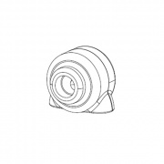 Тепло-шумоизоляционный кожух REHAU RAUTITAN для проточного настенного угольника Rp 1/2"