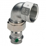 Отвод 90° разъемный Viega Sanpress Inox 2355 - 28 x 1" (нержавеющая сталь)