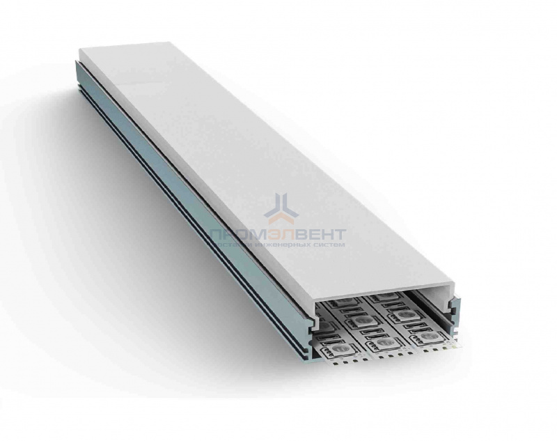 08-15 Профиль накладной/врезной (37*20мм) для светодиодной ленты, 1м.  (СПС1235-А)