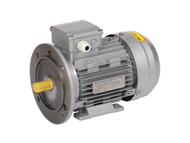 Электродвигатель асинхронный 3ф. АИР 63A6 380В 0,18кВт 1000об/мин (лапы + фланец) 2081 DRIVE IEK