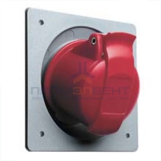 Розетка встраиваемая угловая ABB 332 RAU6 IP44 32A 3P+E