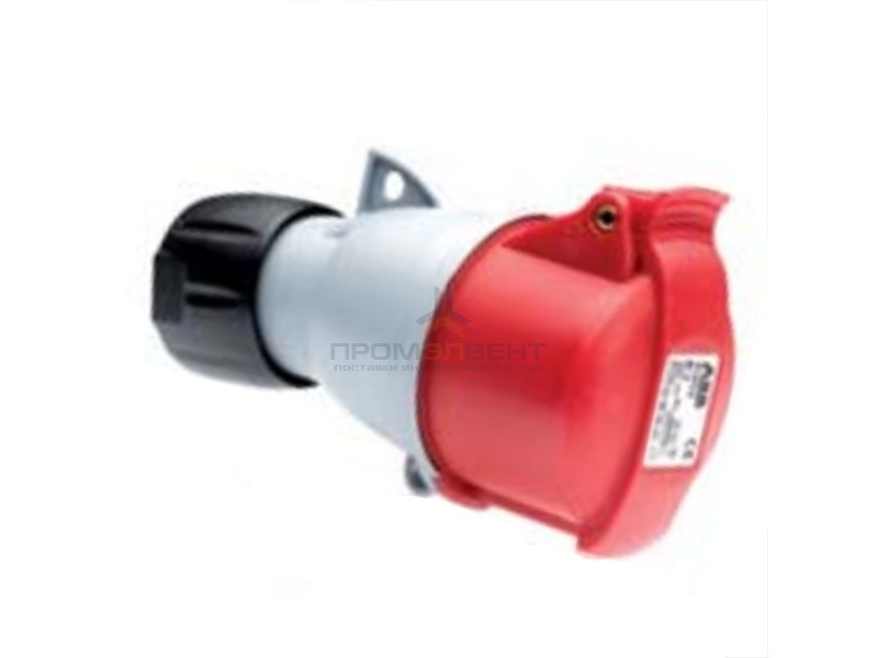 Розетка кабельная ABB 316-C6 IP44 16A 3P+E
