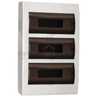 Бокс ЩРН-П-36 на 36 модулей навесной пластиковый с прозрачной дверкой IP40 ИЭК